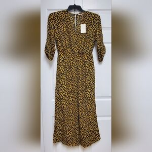 Skies Are Blue Animal Print Jumpsuit